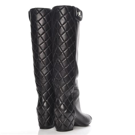 chanel boots knee high|chanel boots 2021 price.